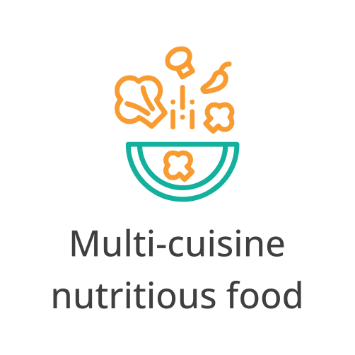 MAEER’s MIT Vishwashanti Gurukul School Residential Campus Pandharpur - muilti-cuisine food