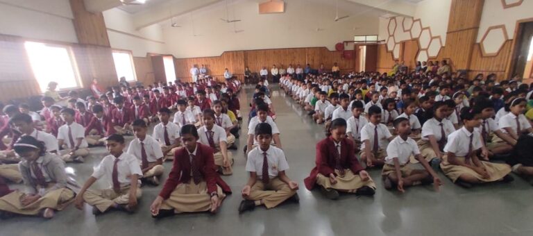 Vasant Pandchami Celebration at MIT Vishwashanti Gurukul School Pandharpur Residential School