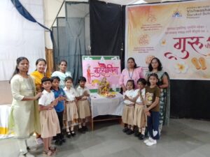 A Heartfelt Tribute to Our Gurus — Guru Pournima Celebrations at MIT VGS Pandharpur