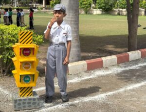 Creating Awareness on Road Safety Etiquettes at VGS Pandharpur