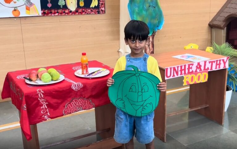 Healthy Eating and Table Manners Taught with Fun at MIT VGS Pandharpur